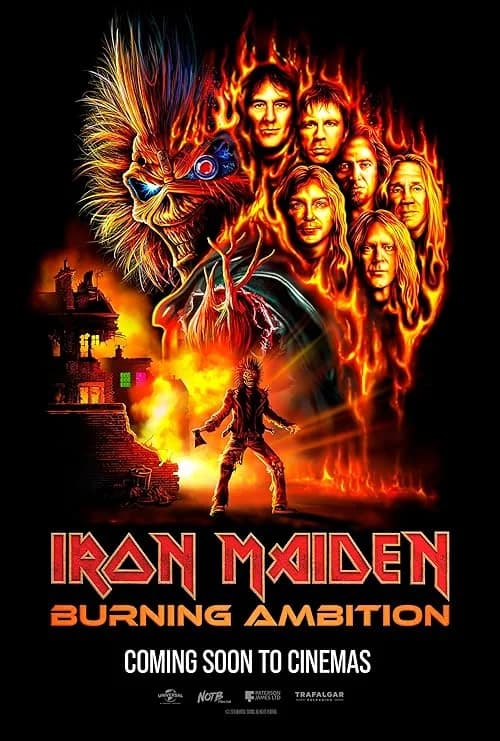 Iron Maiden: Burning Ambition film posteri