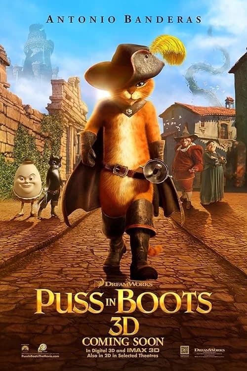 Puss in Boots film posteri