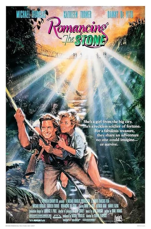 Romancing the Stone film posteri