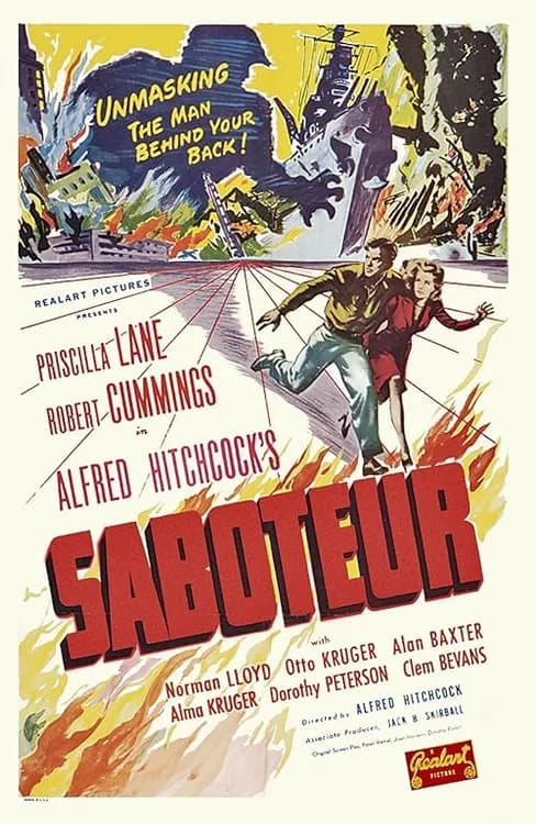 Saboteur film posteri